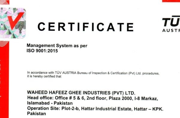 WHGI ISO 9001 2015-08-2023